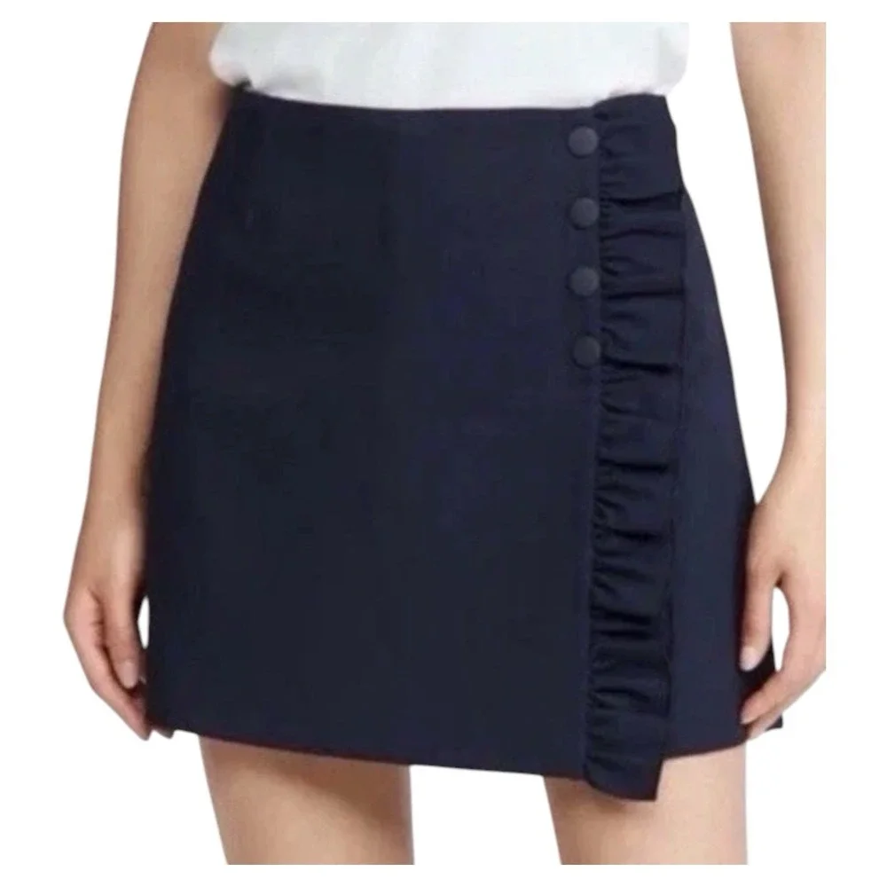 Tory Burch Sport Tech Twill Golf Skort Women's Medium Navy